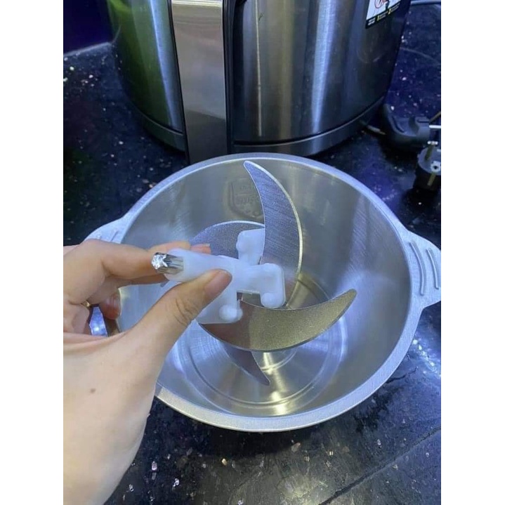 Lưỡi dao máy xay thịt 4 lưỡi inox dự phòng, thay thế cho máy xay 2l