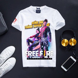 Áo thun free fire cotton cực chất moco + atoni