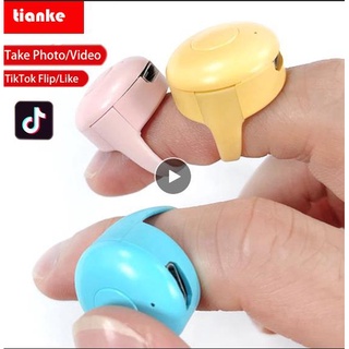 Điều khiển từ xa đeo ngón tay bluetooth 4.0 thông minh cho ios / android / điện thoại di động / video page flip like device mobile