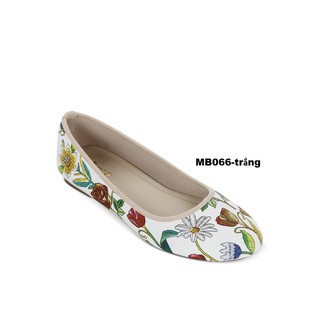 Giày búp bê hoa văn 3d senta mb066