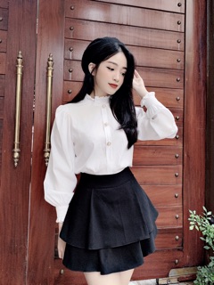 Áo cổ chun cúc ngọc A612 KYMIE