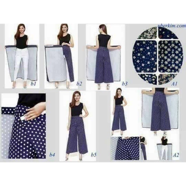 Quần váy chống nắng thông minh-HH314 MÀU NGẪU NHIÊN