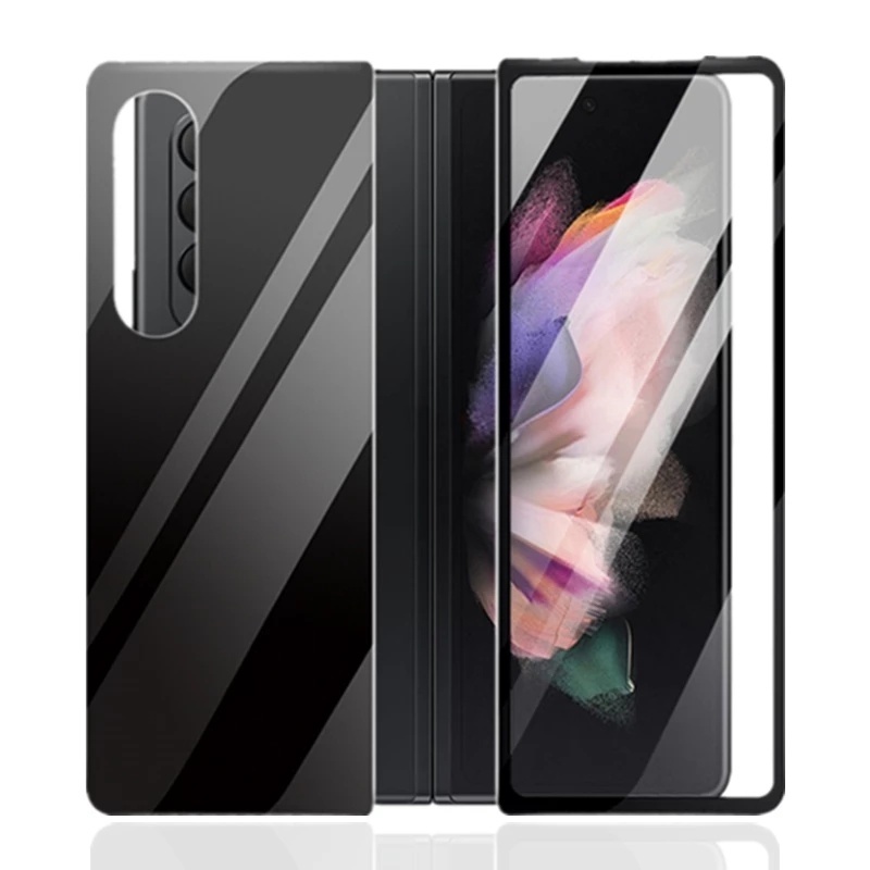 Kính cường lực 3d viền cong chống nổ chống thấm nước chống trầy xước độ nhạy cao dành cho Samsung Fold 3