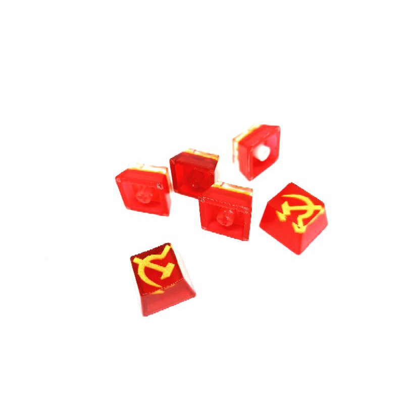 Keycap artisan búa và lưỡi liềm trang trí bàn phím cơ