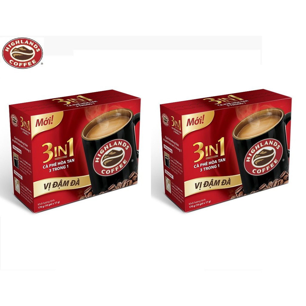 Cà phê hòa tan 3in1 Highlands Coffee (20 gói x 17g) | BigBuy360 - bigbuy360.vn