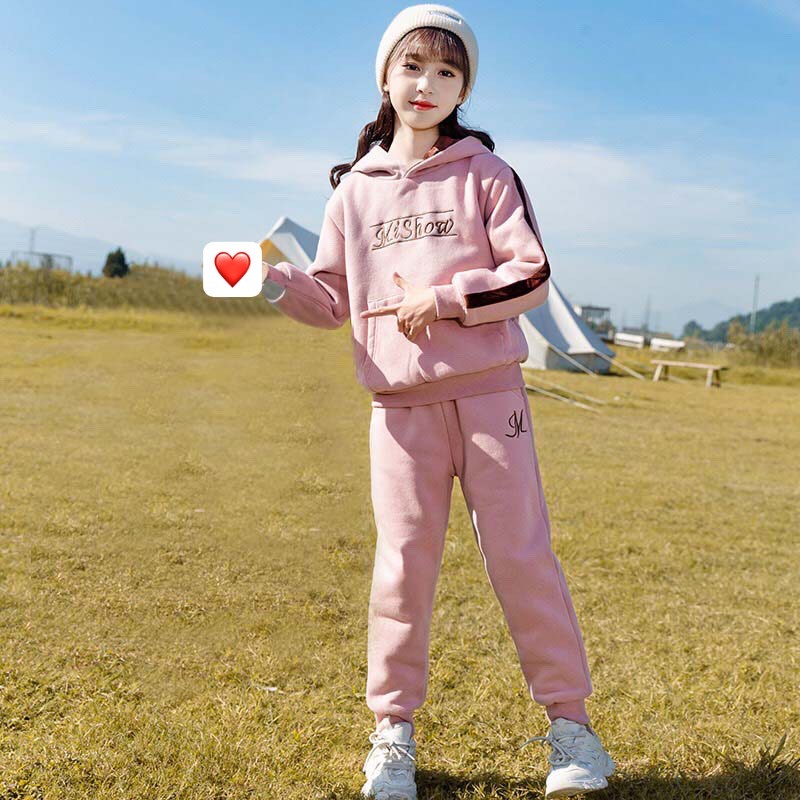 Bộ quần áo thu đông trẻ em 14-46kg dành cho bé gái đáng yêu xinh xắn mẫu Mishow