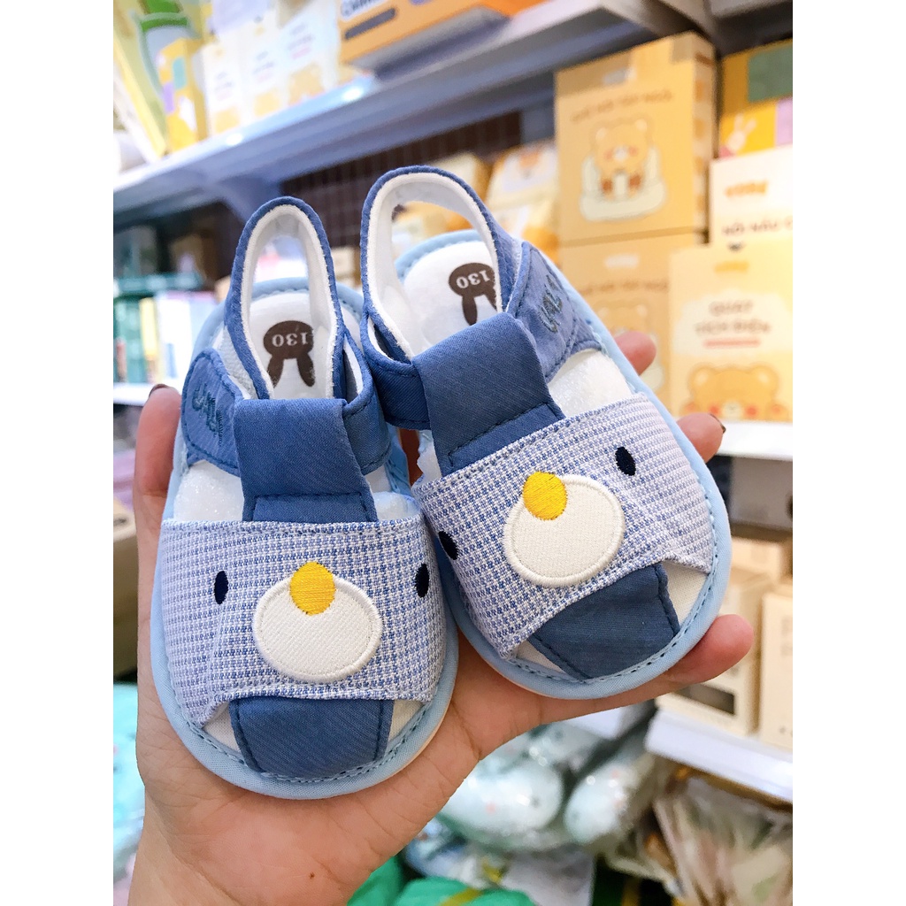 Giày tập đi chuẩn y khoa đế cao su non chống trơn trượt UALA ROGO bé trai bé gái siêu mềm nhẹ con Cua càng to 5479 5521