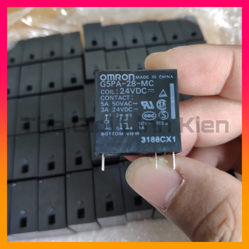 Relay / Rơ le OMRON 24vdc 6 chân 5A 50VAC / 3A 24VDC - relay bảo vệ loa
