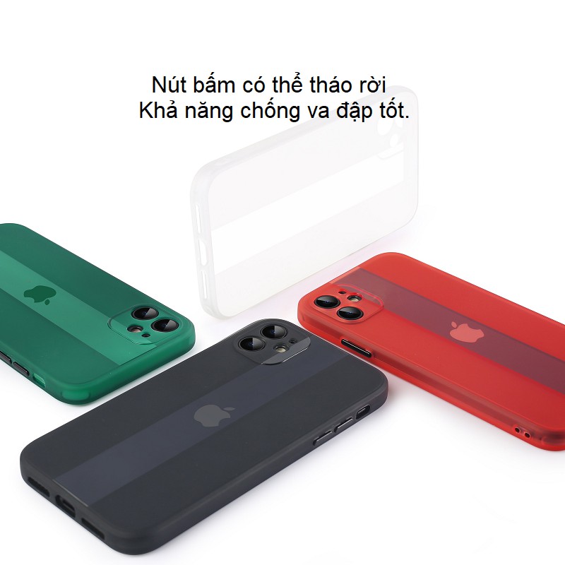 [Ốp loại dày] Ốp iPhone Trong suốt Dẻo - Dày 1.7mm - Chống sốc -Dùng cho 7/8/7plus/8plus/x/xs/xr/11/11promax/12/12promax