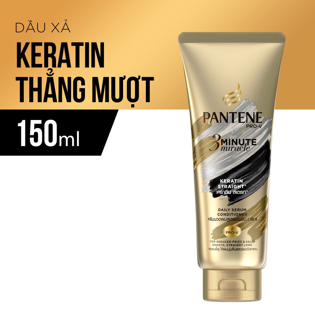 [Kem xả Pantene Pro - V Keratin 3 Phút Diệu Kỳ] Kem xả Pantene Pro - V Keratin 3 Phút Diệu Kỳ 150ml