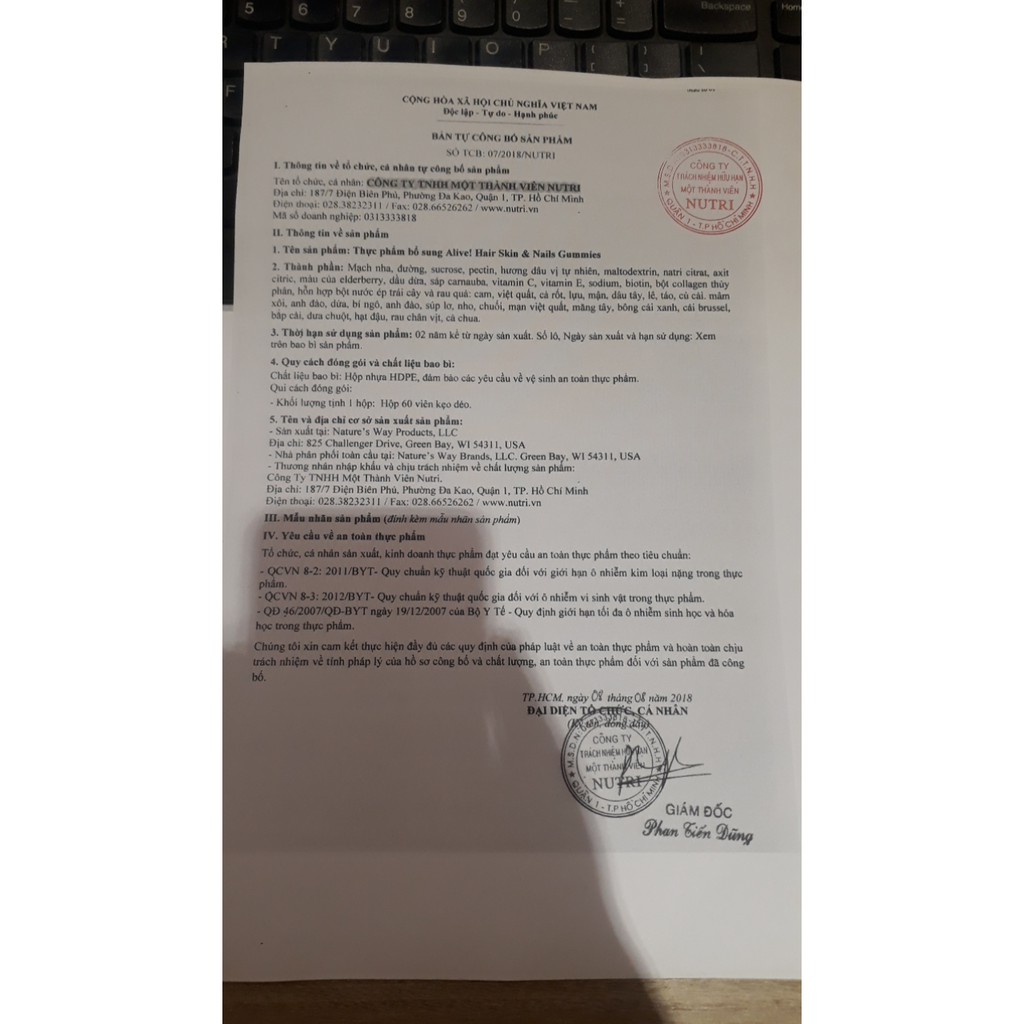 Alive_ Kẹo Dẻo Vitamin Da Tóc & Móng Alive Hair Skin & Nail Gummy 60 Viên - ( Hair Skin & Nail Gummy 60 caps ) | BigBuy360 - bigbuy360.vn