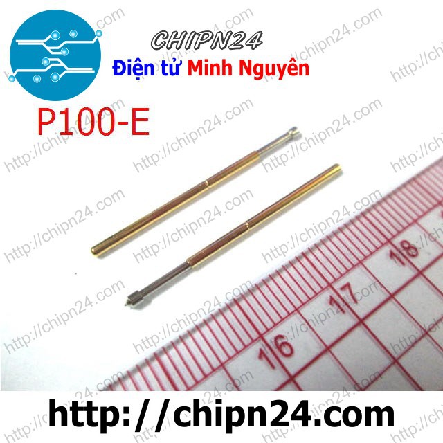 [3 CÂY] Kim test mạch P100-E2, đường kính ống kim 1.36mm, chiều dài 33mm, đầu hinh nón