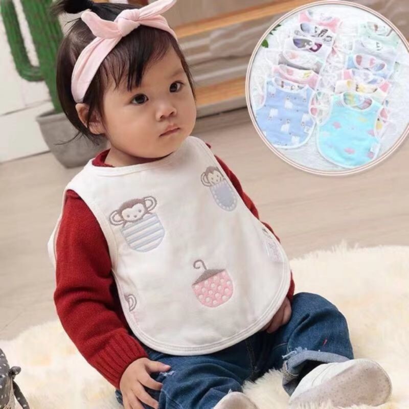 Nini_kids: Yếm quàng nách, ăn dặm cho bé, đồ dùng sơ sinh