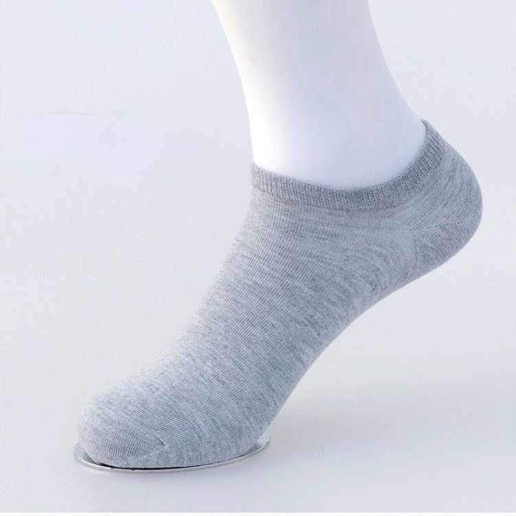 Tất cotton cổ thấp khử mùi thiết kế thời trang dành cho nam