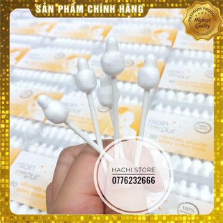 bông ngoáy tai cho bé soin pur 60