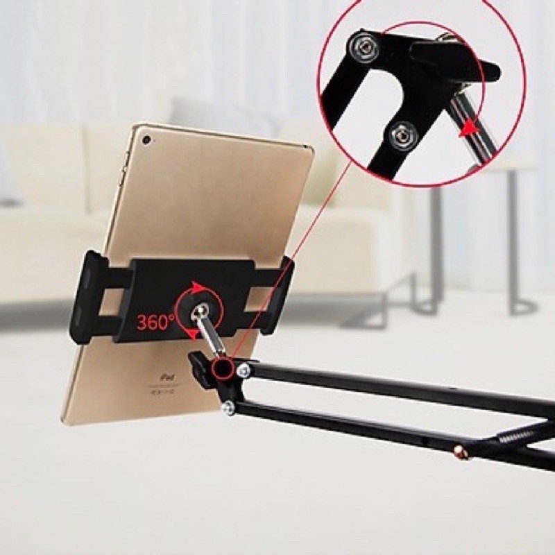 Giá Đỡ Điện Thoại và Máy Tính Bảng Kẹp Đầu Giường