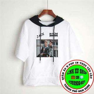 Áo JACK K ICM ❤ FREESHIP ❤ Giảm Ngay 10k Khi Nhập [ AO KICM ] - áo hoodie Jack Kicm tay lỡ