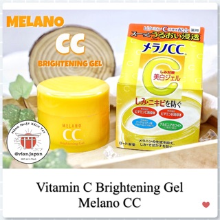 Kem dưỡng Vitamin C Brightening Gel Melano CC