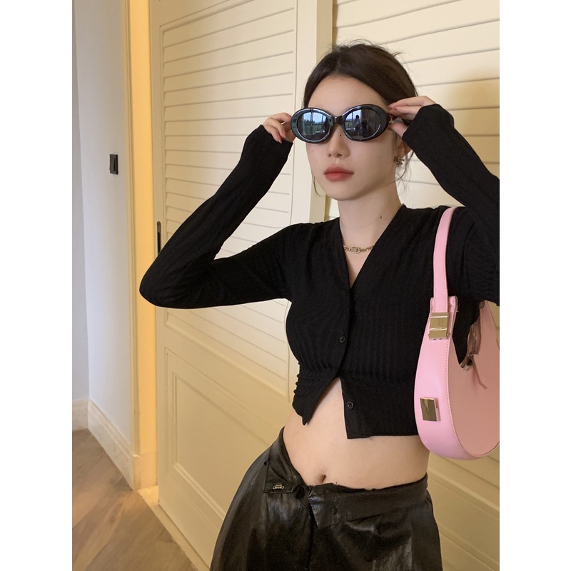 QADCOL  Áo Thun Dáng Ôm Thiết Kế Quyến Rũ Thời Trang Dành Cho Nữ