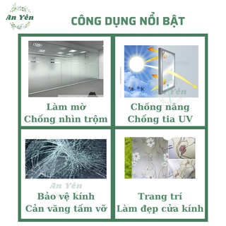 GIẤY DÁN KÍNH SỎI MỜ KHỔ 90