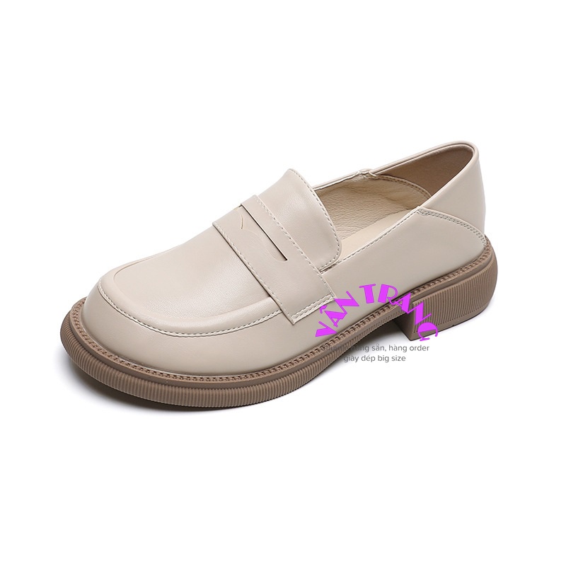 Giày lười big size nữ da mềm có từ size 35-43 G70350