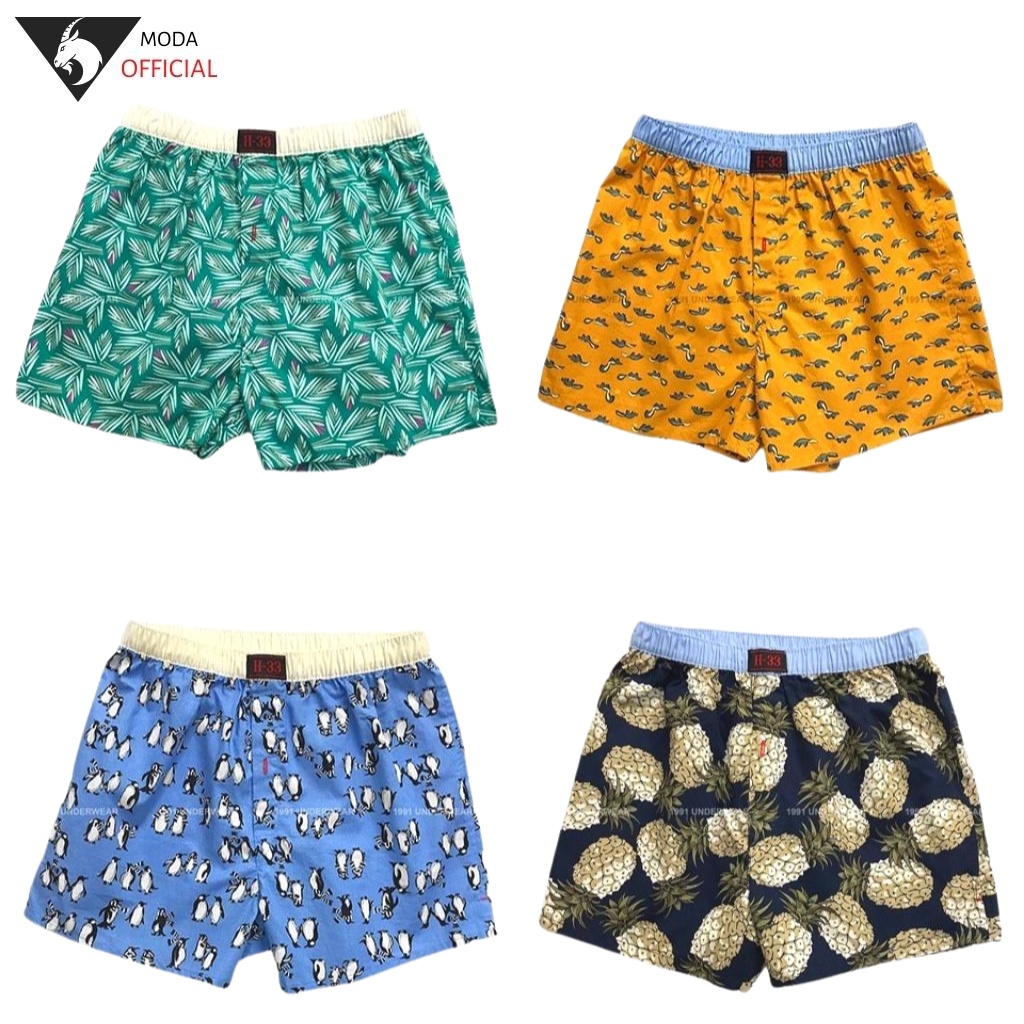 Quần Short Đùi Nam - Quần Ngủ Nam H33   MODA Sợi Vãi KATE Mặc Thoáng Mát Dễ Chịu Nhiều Màu Sắc