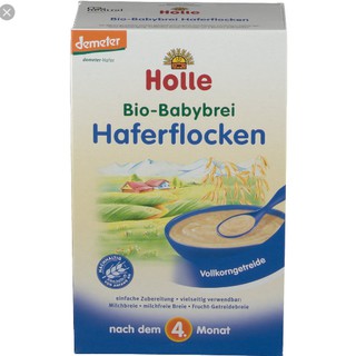 Bột ăn dặm yến mạch hữu cơ holle 4m