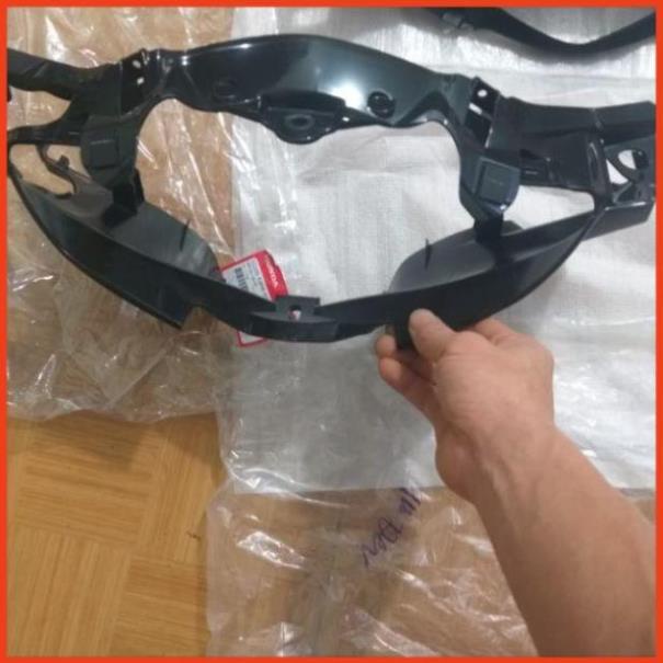 Bộ 3 ốp nhựa đầu đèn xe wave S110, RSX chính hãng HONDA đen