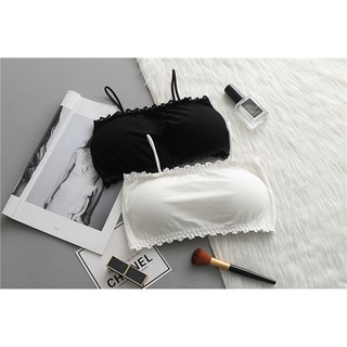 1 Áo bra 2 dây cotton tăm