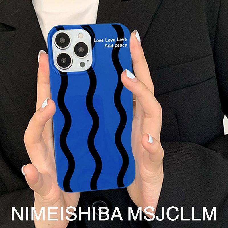 INS Style Niche Milk Brown Stripes 14pro Phone Case Iphone13 Spring/Summer 12 Suitable for 11 Apple XR Advanced 8P yM0X