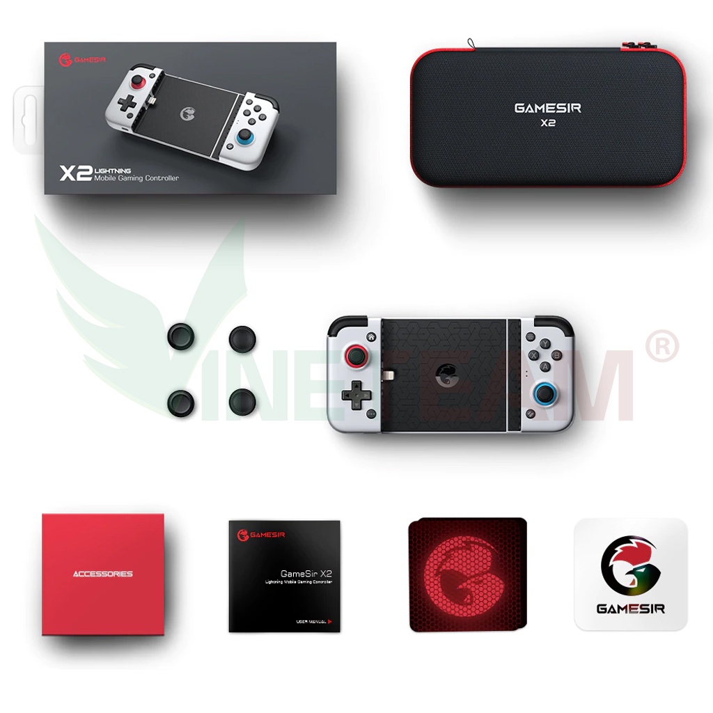 GameSir X2 | Bộ điều khiển chơi game di động Lightnig Gamepad có thể điều chỉnh cho điện thoại thông minh iP IOS -dc4789