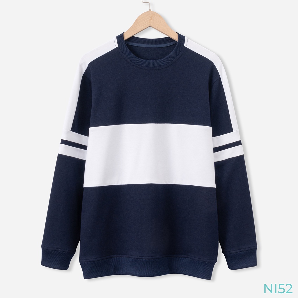 Áo Sweater Phối Màu Chất Nỉ Thời Trang Vicero Cao Cấp