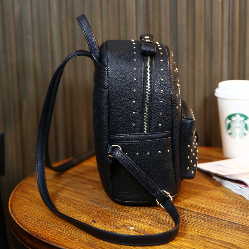 Ba Lô Da Đính Đinh Tán Thời Trang Dành Cho Nữ