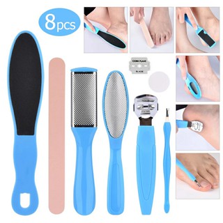 8 món dụng cụ chà mài vết chai cứng, tẩy da chết gót chân, chăm sóc làm lành, làm hồng vết nứt gót chân