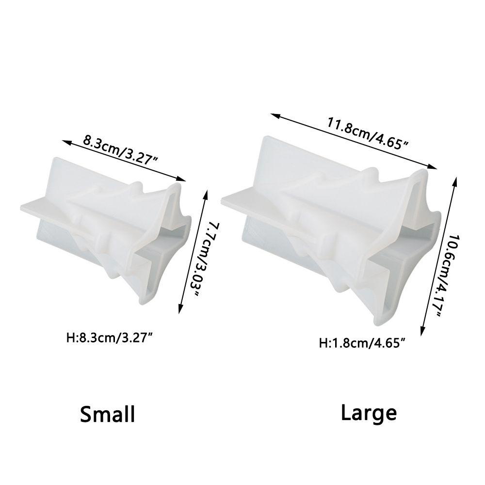 CONOPERY Khuôn Làm Cây Thông Giáng Sinh 3D Trong Suốt Bằng Nhựa Resin