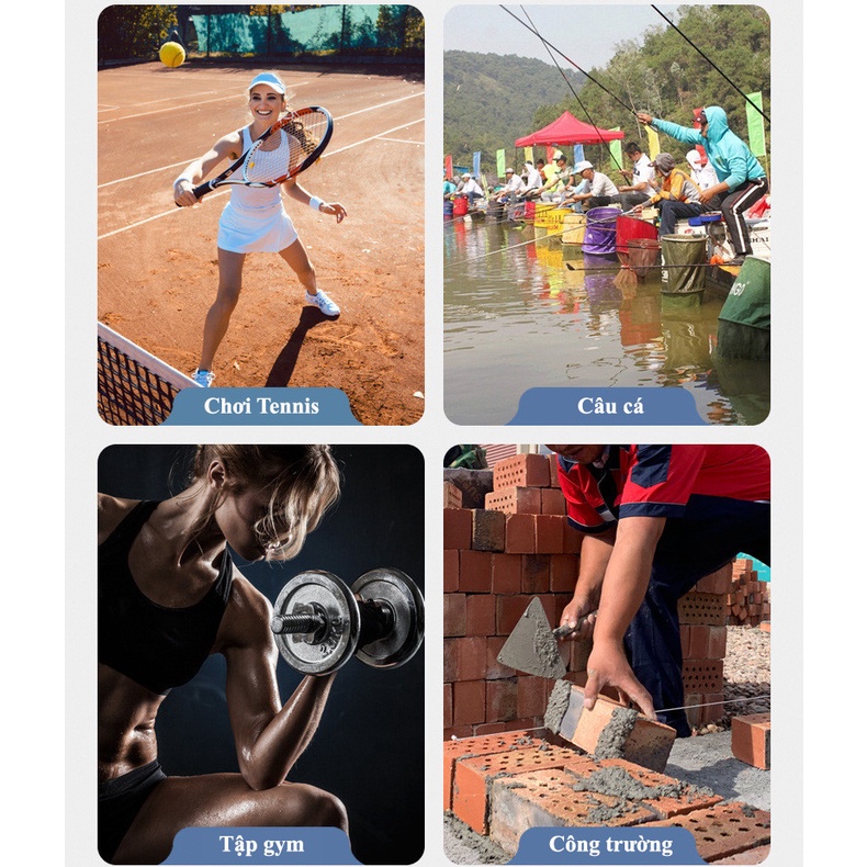 Đai bó khuỷu tay Aolikes AL 7949 có đệm hơi silicone, băng quấn bảo vệ bắp cánh tay bó ống chơi thể thao gym - bán sỉ