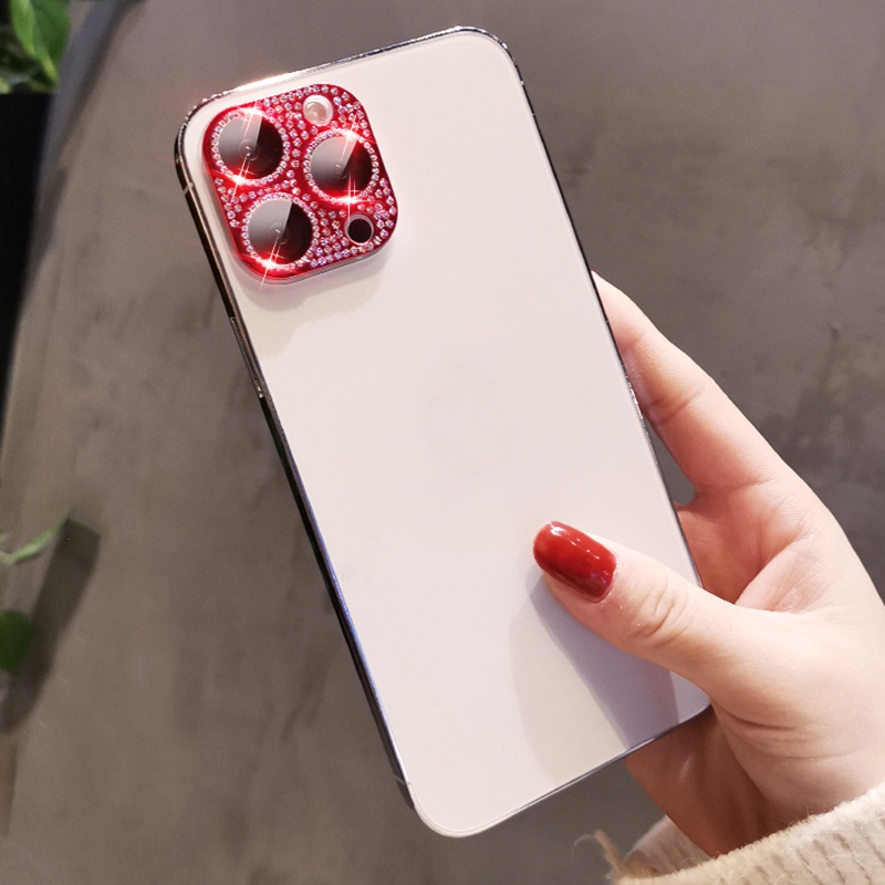 Miếng Kính Cường Lực 9H Bảo Vệ Camera 360 Độ Cho iPhone 13 Pro Max 12 11