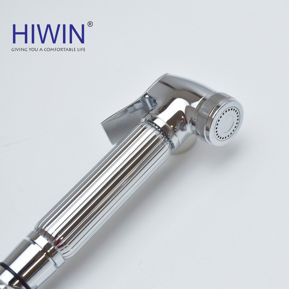 Bộ vòi xịt vệ sinh đa năng đồng mạ crom Hiwin PJF-2002