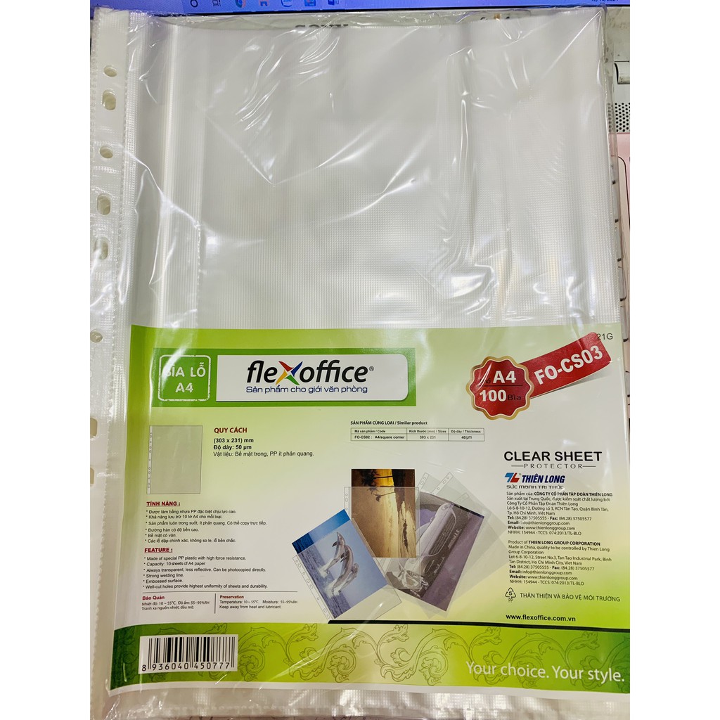 Bìa Lỗ A4, Bìa Đục Lỗ, Bìa Đựng Hồ Sơ