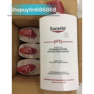 Sữa tắm dành cho da nhạy cảm  Eucerin pH5 WASHLOTION. (200ml)