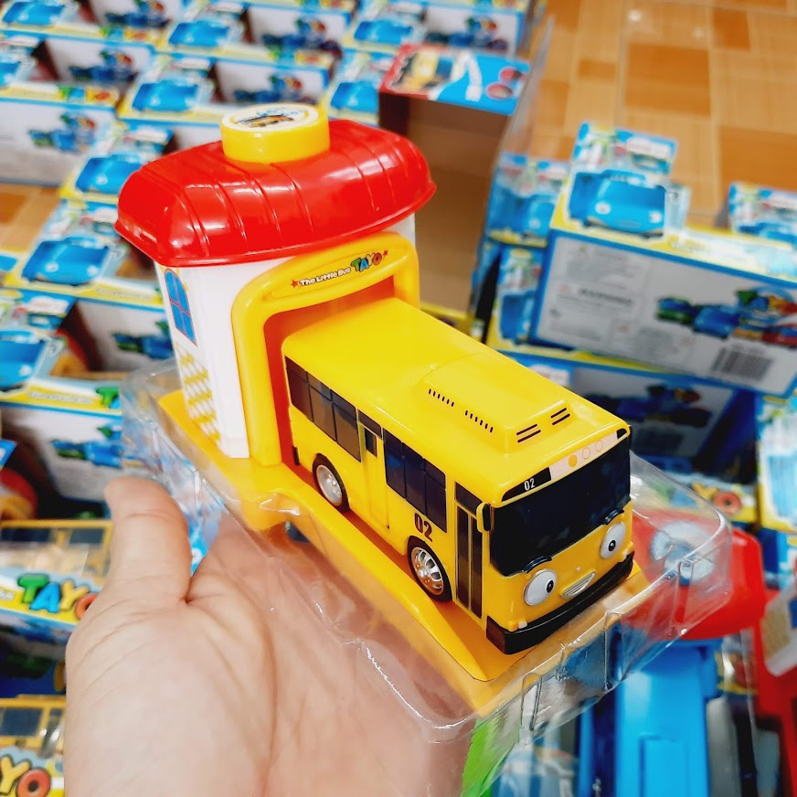 Đồ chơi xe buýt Tayo The little bus Bộ 4 chiếc TAYO (xanh biển), GANI (đỏ), AOGI (xanh lá), LANI (vàng)