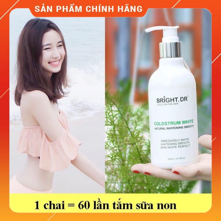 Tắm Trắng, Sữa Tắm Trắng Da BRIGHT DOCTOR Giúp Làn Da Trắng Sáng Mịn Màng Chai 300ml - Hàng Chính Hãng