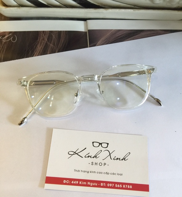 Kính gọng Mắt vuông Kim loại KOREA - GouKorea1