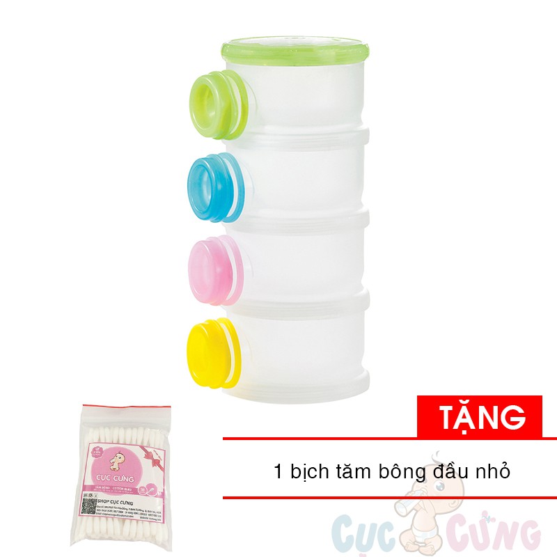Ngăn chia sữa Simba dạng hộc tủ S9942 Tặng 1 tăm bông đầu nhỏ cho bé