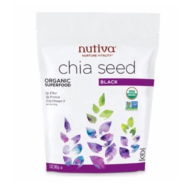Hạt chia Nutifood Nutiva Organic Chia Seed 907g