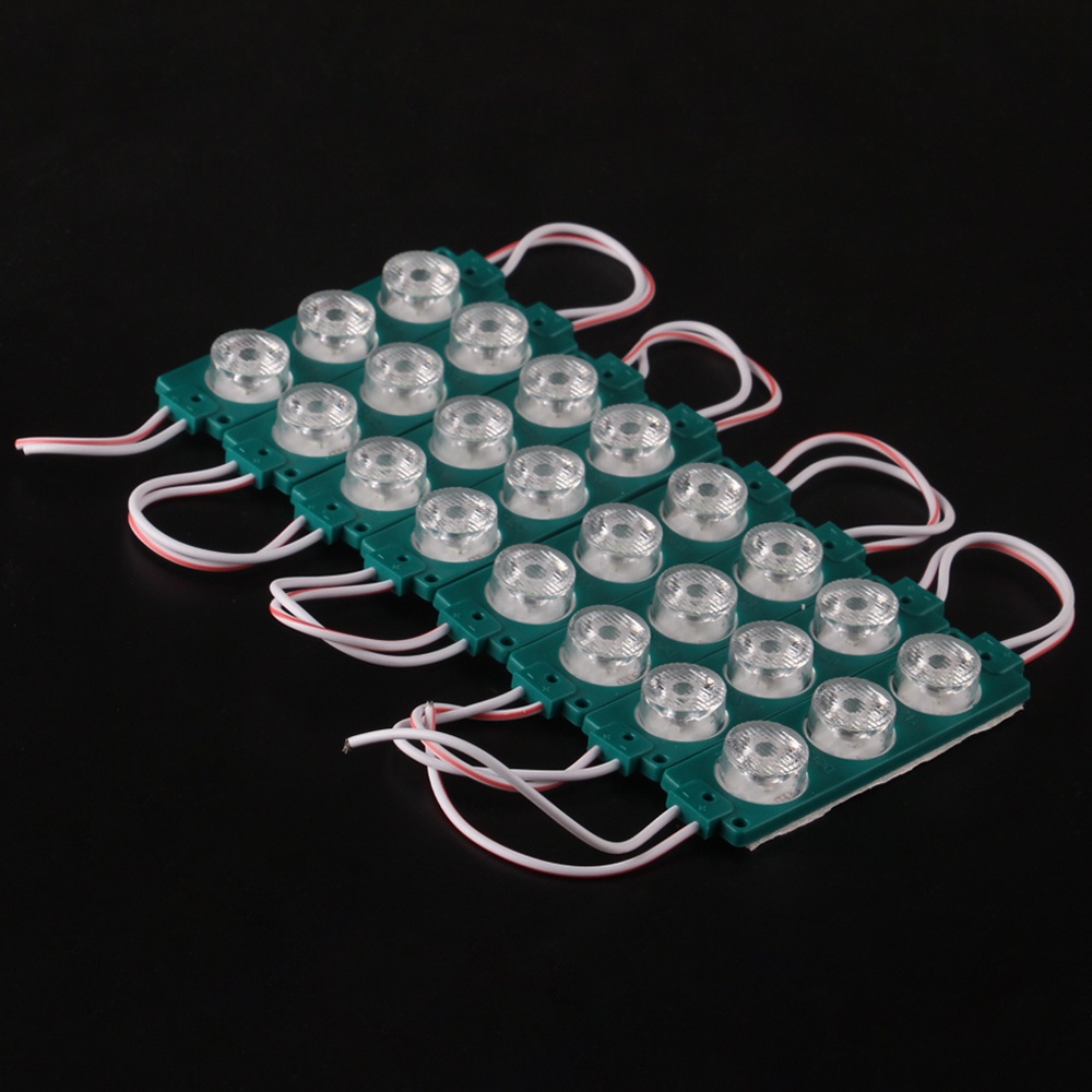 Set 8 Mô-đun đèn 3 LED 12V 24V đánh dấu bên hông siêu sáng cho xe buýt cảnh báo xe tải