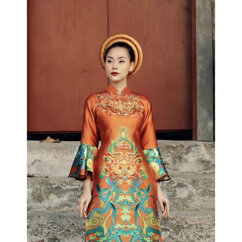 Mấn hai tầng áo dài