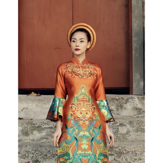 Mấn hai tầng áo dài
