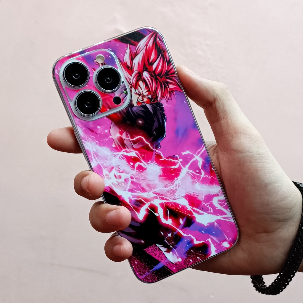Miếng Dán Skin Điện Thoại In Hình Black Goku 2 - Dragon Ball Cho Ip X/ XS/ 11/ 11 Pro Max/ 12 Và Các Dòng Máy Android