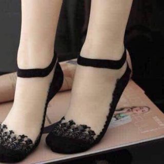 Tất hài ren công chúa siêu xinh lưới 10 đôi